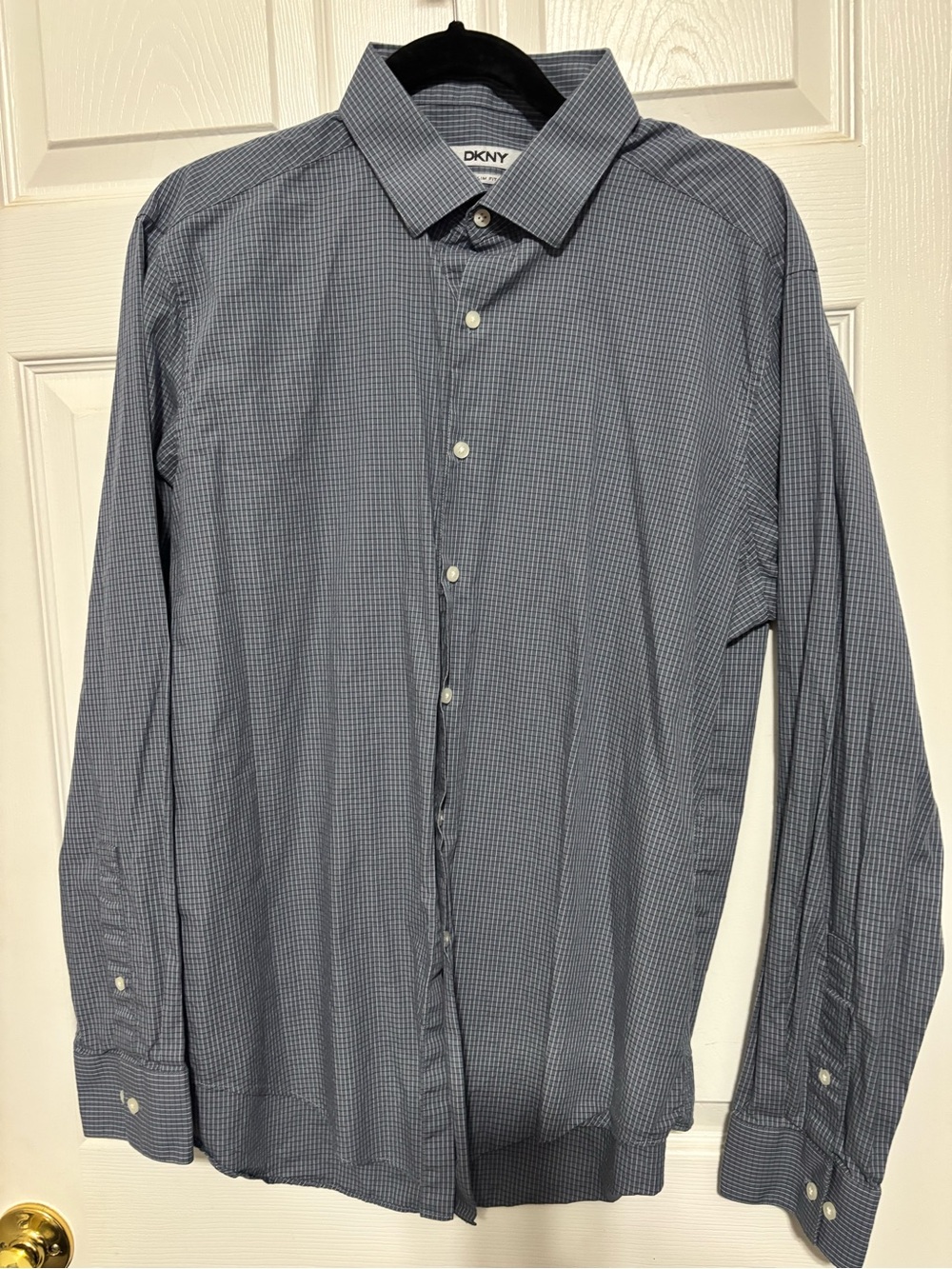 Lot of 3 men’s DKNY dress shirts size 17 34/35